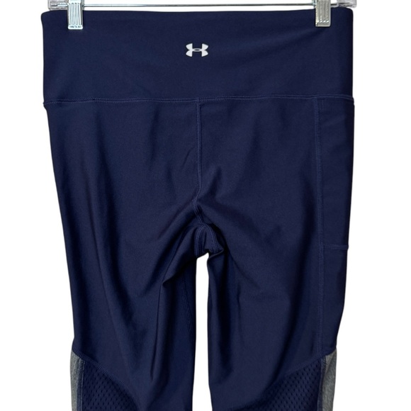 Under Armour U.S. Navy leggings fitted heatgear women’s medium Athleisure gym - Picture 5 of 14